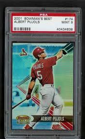 The 2001 bowman chrome pujols rookie card might vary well be his best rookie card. Baseball Albert Pujols Rookie Set All Time Set Fandango S Albert Pujols Rc Collection