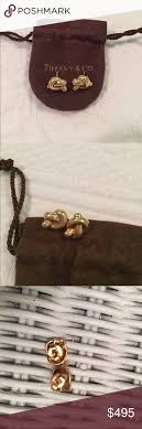 Tiffany Co 18k Gold Love Knot Earrings Tiffany Co Yellow Gold Ribbon Love Knot Stud Earrings Tiffany Co Knot Studs Knot Stud Earrings Tiffany Earrings