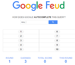 This games tests your intelligence. Google Feud Play The Google Game I Bet You Will Lose