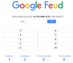 Home of the world's most popular autocomplete games, including google feud. Google Feud Play The Google Game I Bet You Will Lose