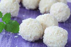 Coconut Rice Balls Recipe Recipe Chinese Dessert Chinese Dessert Recipe Coconut Balls