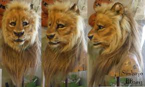 Symbayo Lion Head Animal Costumes Realistic Costumes Anthro Furry