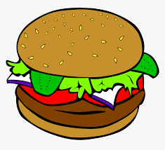 Set of food doodle vector illustration. Burger Clipart Diner Food Pencil And In Color Burger Clip Art Of Food Hd Png Download Kindpng