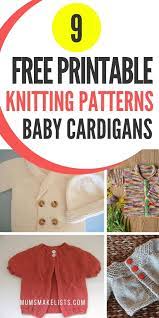 Henry's sweater cardigan knitting pattern. Free Baby Knitting Patterns