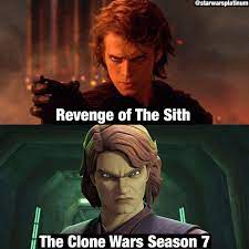25 7k Likes 298 Comments Star Wars Platinum Starwarsplatinum On Instagram Which Version Of Anakin Skywa Star Wars Memes Star Wars Humor Star Wars Facts
