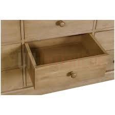Le bureau en pin vieilli qui reprend la forme d'une et pour la chambre à coucher vous trouverez de très belles commodes en pin à tiroirs aux formats variées pour que vous puissiez la choisir en fonction. Acheter Meuble Mercerie 9 Tiroirs Pin Massif
