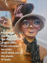 My 90 year old mother in law has dementia and is blind from macular  degeneration. I was wondering if any one could come up with some type of  craft she could do?