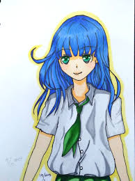 Cara mewarnai gambar anime dengan pencil greebel 12 warna. Cara Mewarnai Gambar Rambut Dengan Pensil Warna