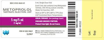 Ndc 0143 9873 Metoprolol Tartrate Metoprolol Tartrate