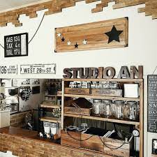 壁 天井 diy セリア セリア新商品 見せる収納 などのインテリア実例 2016 02 10 17 41 55 roomclip ルームクリップ ダイソー 木材 インテリア セリア