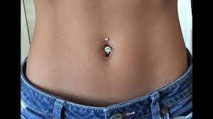 Nepal 1st Belly Pierrcing Slow Motion In Hd Belly Button Piercing Piercing Double Belly Piercing