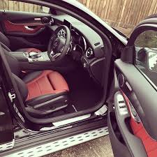Mercedes Glc 250d Amg Line Coupe Cranberry Red Interior Coupe Mercedes New Cars