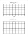 Free Printable Blank Classroom Student Seating Charts For