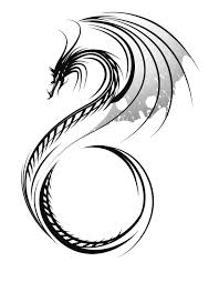 Download image more @ www.tattoosforyou.org. 32 Simple Tribal Dragon Tattoos