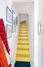 The dark and dated wood staircase in my daughter's house was like a creaky pathway of gloom up to the second floor: Painting Stairs 10 Ideas And Tips On How To Update Your Stairs Quickly Real Homes