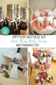 Birthday Party Favors Ideas For Adults Paris Themed Party Favors For All Ages Fern And Maple In 2020 Paris Themed Party Favors Paris Theme Party Party Favors For Adults