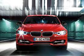 bmw 3 series front look in red colour