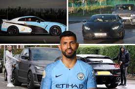 Sergio leonel agüero del castillo (spanish pronunciation: Impresionante La Lujosa Coleccion De Autos Que Tiene El Kun Aguero Jugador Del Manchester City Diez Diario Deportivo