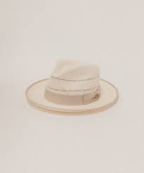 Montauk Straw Fedora Hat | Two Roads Hat Co. | Mens Summer Hats Ivory / 55 S