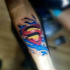 Another simple version of a tribal art inspired arm tattoo. 40 Best Superman Tattoo Designs For Men Awesome Superman Tattoo Ideas 2020 Men S Style