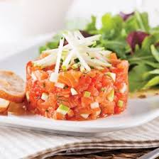 Tartare De Saumon Pomme Et Eacute Rable Recettes Cuisine Et Nutrition Pratico Pratique Paleo Keto Recipes Healthy Recipes Salmon Tartare