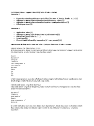 Semoga rpp ini dapat bermanfaat bagi para guru bahasa inggris di seluruh indonesia. Kelas Xii Cause Effect Pdf Semantics Linguistic Typology