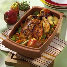 Cidre Huhn Aus Dem Romertopf Rezept Lecker Rezept Rezepte Lecker Leckeres Essen