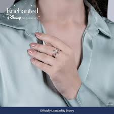 Amazon.com: Jewelili Enchanted Disney Fine Jewelry Sterling Silver 110  CTTW Diamond Tinker bell Star Ring, Size 5: Clothing, Shoes & Jewelry