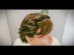 frozen 2 queen anna hairstyle アナと雪の女王2 アナ ヘアアレンジ youtube 簡単 まとめ髪 アナ 髪型 ヘアスタイリング