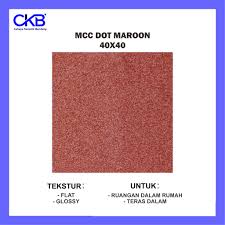 Rumah mewah megah 3 lantai. Keramik 40x40 Keramik Lantai Keramik Glossy Mcc Dot Maroon Shopee Indonesia