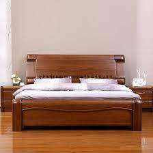 Solid Wooden Bed Modern Double Beds M X2349 Wooden Bed Design Wood Bed Design Modern Bed