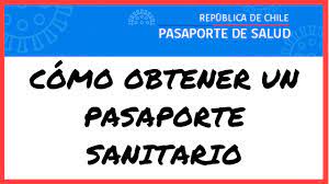 Como Obtener Un Pasaporte Sanitario En Linea Chile Youtube