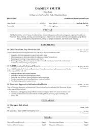 This enables the candidate to make multiple sections the focal point of the cv, including the the professional profile in this electrician cv sample ensures the candidate comes across as someone who is adept at delivering electrical projects to high standards. Guide Electrician Resume Samples 12 Examples Pdf Word 2020