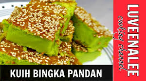 Resepi penuh di blog : Kuih Bingka Pandan Kuih Bakar Pandan Malaysian Food Recipe Youtube