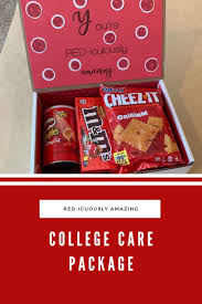 Birthday Care Package Ideas For Best Friend Care Packages Are Such A Fun Way To Show Someone You Re Thinking About Them I Just Finished My Red Care Package Decorating College Care Package Care Package