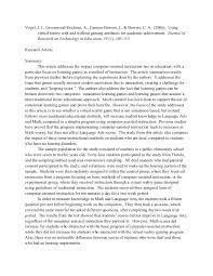 The content of the paper is right on track. Wingate Article Critique Summary