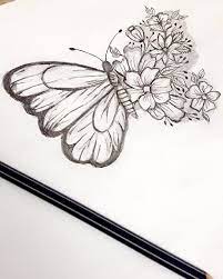 New The 10 Best Drawings Today With Pictures When Boredom Strikes Drawing Realistic Flower Drawing Butterfly Sketch Butterfly Drawing