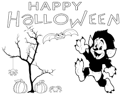 Choose from 3 happy halloween coloring sheets! Halloween Printable Coloring Pages Major Hoff Takes A Wife