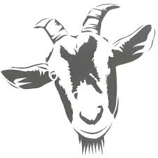 Pin By Pauline Daggett On Stencils Animal Stencil Goat Art Goats