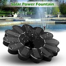 Solar water fountain comes with 4 sprayhead in different spray pattern, choose any one spray water pattern you like.birds, butterflies and other small 1. Solar Fountain Pump For Pond Pool Garden Fish Latest Solar Panel Kit Water Pump Water Fountain Pump With 4 Spray Pattern Heads Overstock 28420138