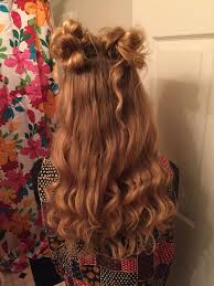 Next how to make a perfect messy bun with curly hair. Curly Hair With Two Messy Buns Very Long Hair Hair Hair Inspo