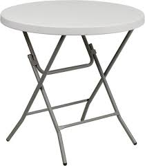 Granite White Plastic Folding Table In 2020 Round Folding Table Folding Table Flash Furniture
