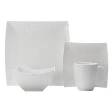 Save on sheet sets, top layers & more. Maxwell And Williams White Basics Diamonds Square 16 Piece Dinner Set Yuppiechef