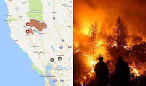 Cal fire's land use planning program is a specialized unit that provides support to local governments by providing fire safety expertise on the state's wildland urban interface building codes, wildfire safety codes, as well as helping in the development of the safety elements in general plans. California Fires Map Where Are The Fires In Northern California Calfire Map Latest World News Express Co Uk