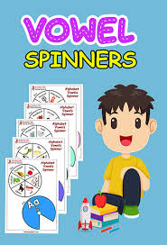 The other letters in the alphabet are called consonants. Vowel Spinners Free Printables Worksheets Pdf