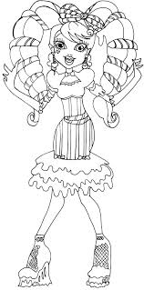 Its a big fun to color printables together. Draculaura Beautiful Hair In Monster High Coloring Page Color Luna
