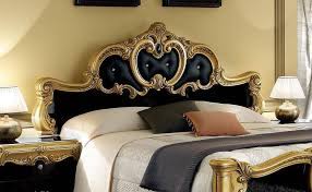 Luxedecor carries bedroom style sets in a wide range of styles from contemporary to traditional to modern to suit everyone's personal aesthetic. Esf Barocco Luxury Glossy Black Gold Queen Bedroom Set 2 Classic Made In Italy Esf Barocco Black Gold Q Set 2