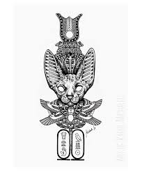 Bastet Tattoo Design Art Of Karol Michalec Facebook