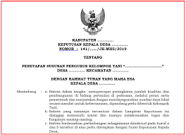 Check spelling or type a new query. Terbaru Contoh Sk Kades Penetapan Pengurus Poktan Di Desa Atau Sebutan Lainnya Format Ms Word Media Brita Rakyat