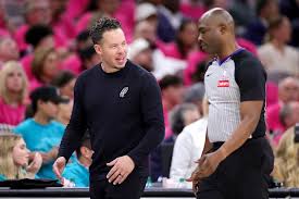 Spurs coach Mitch Johnson called for a technical after arguing over missed challenge attempt in Game 5 loss to Thunder
